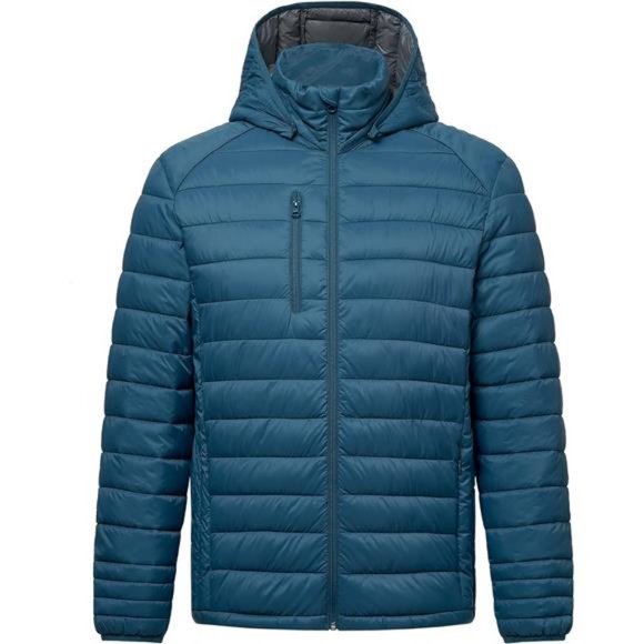 Men's Insulated Synthetic Down Puffer Jacket Winter Warm Coat